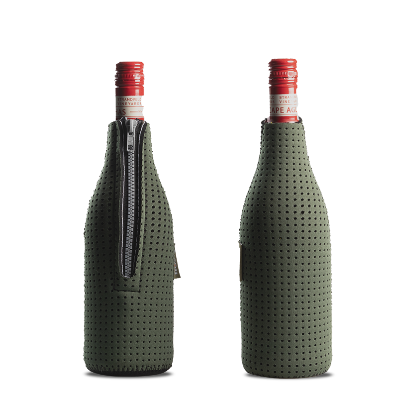 Bird's-Eye Neoprene Wine Cooler or Quart Beer sleeve 750ml