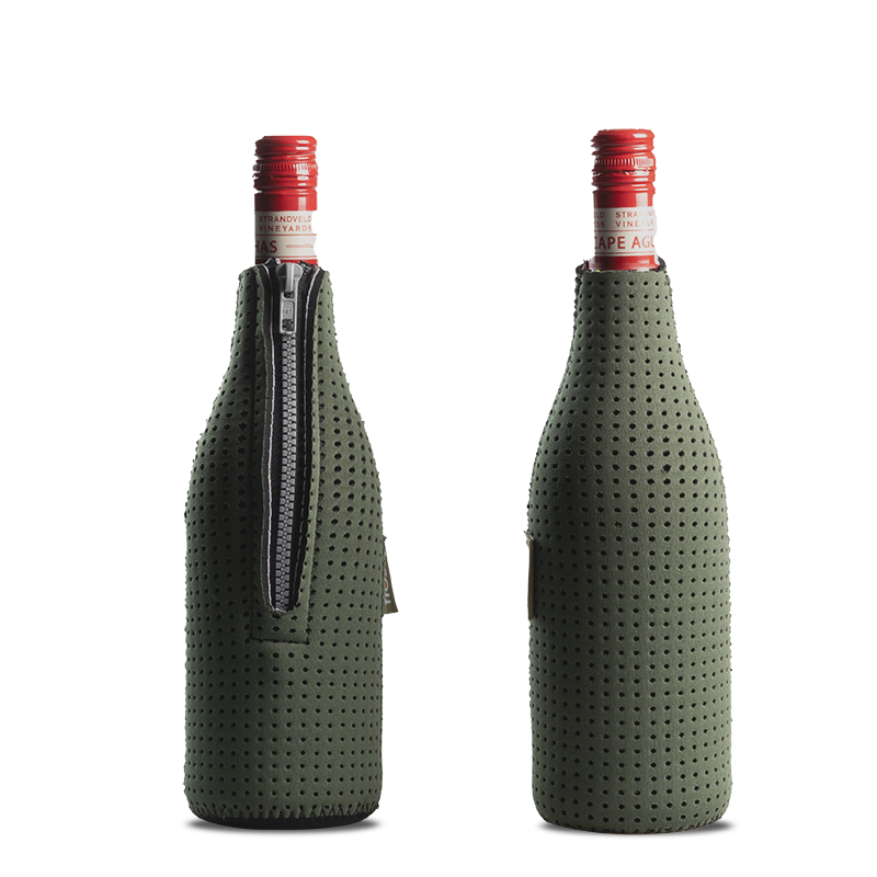 Plain colour 750ml wine or quart bottle sleeves.