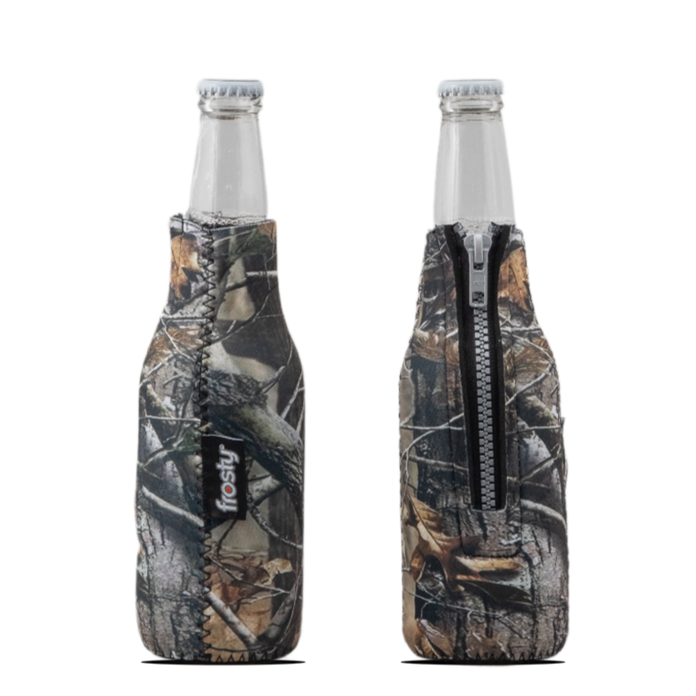 Real Camo Bottle Sleeve with Zip