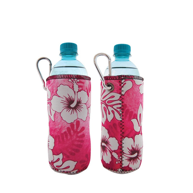 Hibiscus Summer Buddy water bottle cooler