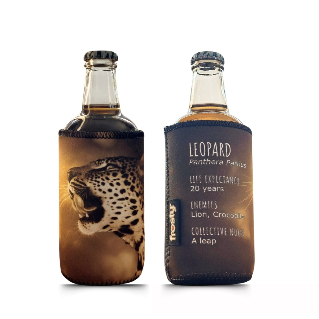 Leopard Big Five 300ml cooler sleeve