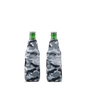 Black & White Camo Beer Bottle Sleeve with Zip