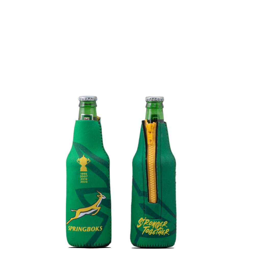 Springbok Champions Zip Beer Cooler 340ml.
