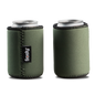Plain black can cooler