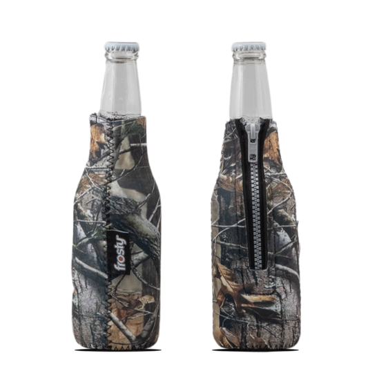Real Camo Bottle Sleeve with Zip