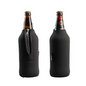 Plain black wine/quart beer cooler with zip