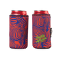 Frosty Zebra Orange 330ml Slim Can Cooler Sleeve