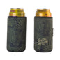 Frosty Zebra Olive Neoprene 440ml Long Tom Can Cooler Sleeve