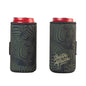 Frosty zebra olive long tom neoprene can cooler sleeve 440ml