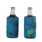 Frosty Zebra Blue 440ml Can or Bottle Neoprene Cooler Sleeve