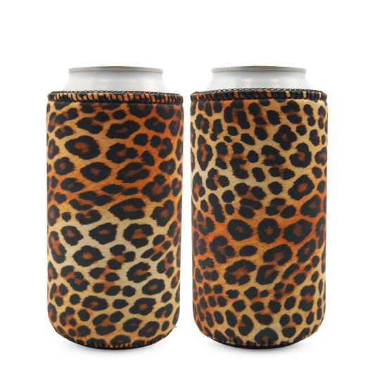 Leopard Print Long Tom Cooler 440ml