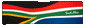 SA Flag Bar Mat - 880mm x 250mm