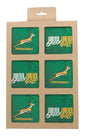 Springboks Forever Green Coasters