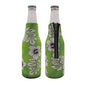 Hibiscus Beer Bottle Sleeve with Zip