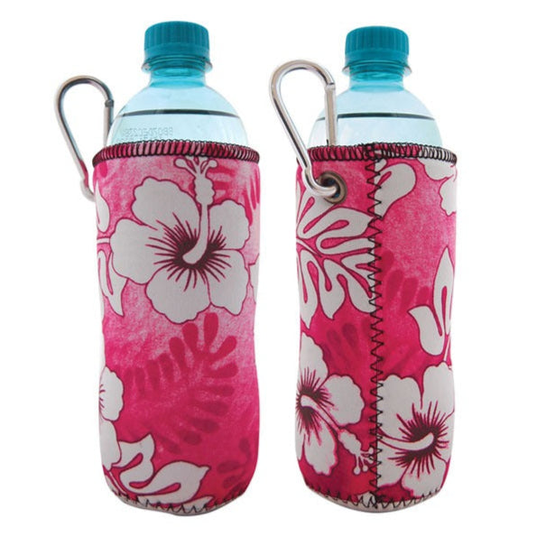 Hibiscus Summer Buddy water bottle cooler