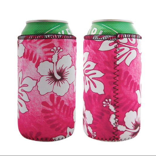 Hibiscus Summer can coolers