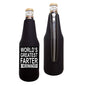 Father farter black beer sleeve zip cooler