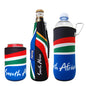 South African flag neoprene cooler set